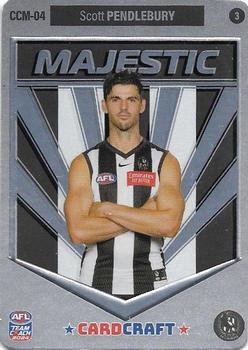 2024 AFL TeamCoach - Card Craft Majestic 3 #CCM-04 Scott Pendlebury Front